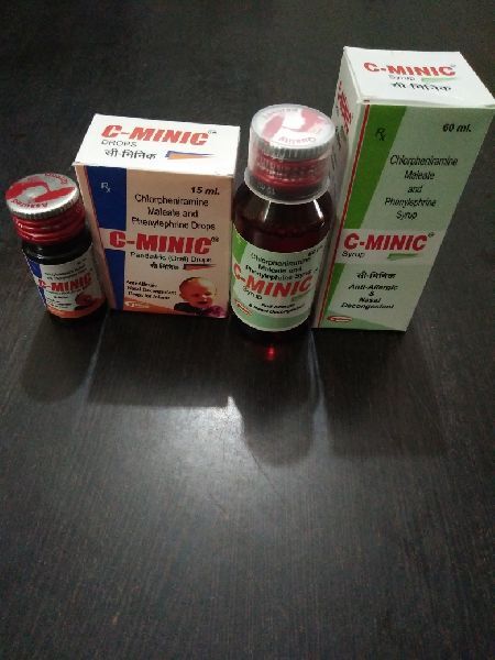 CPM & Phenylephrine Syrup & Drops, Packaging Type : Bottle