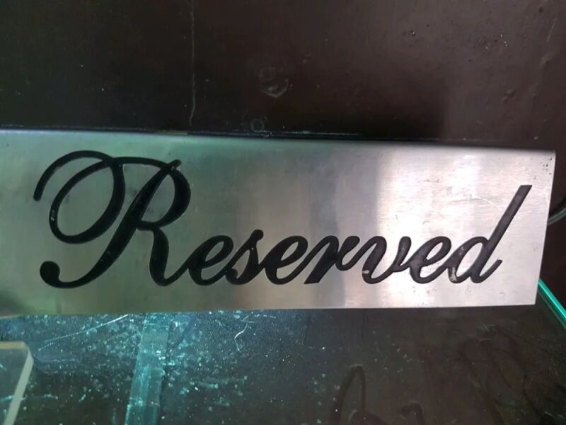 Silver Stainless Steel Nameplate