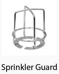 Polished Stainless Steel Sprinkler Guard for Industrial