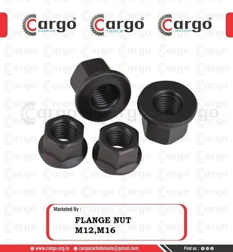 BLACK OXIDE Flange Nut, Size : M12