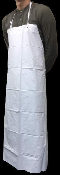 White Vinyl Disposable Apron