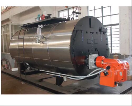 Silver Automatic Stainless Steel Boiler Drum, for Industrial