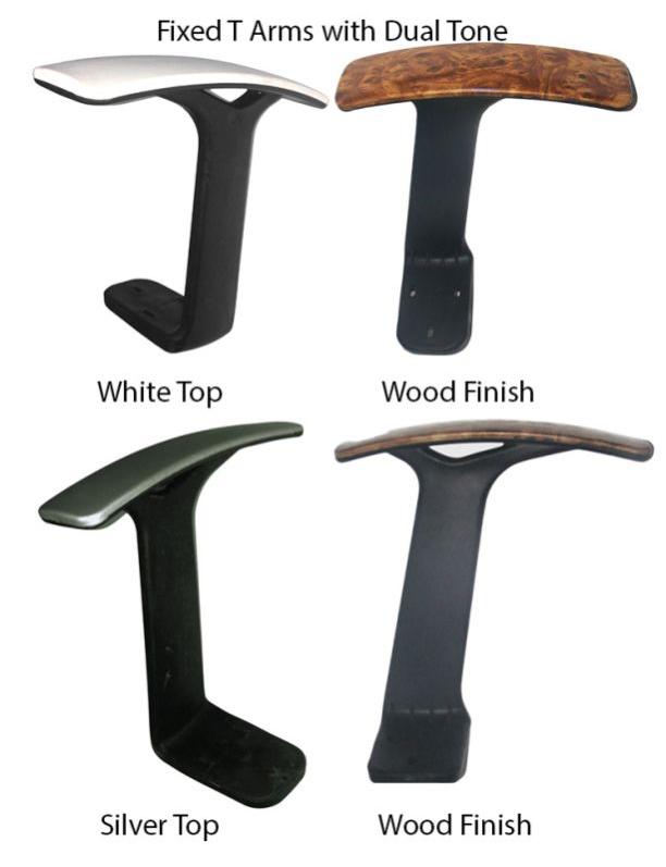 Fixed Chair Dual Tone T Armrest