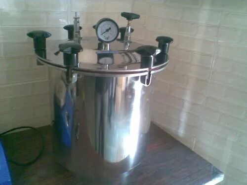 Rectangular Stainless Steel Steam Sterilizer, Mount Type : Table Top Autoclave