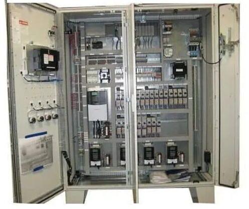 Three Phase 415 V Mild Steel PLC Control Panel