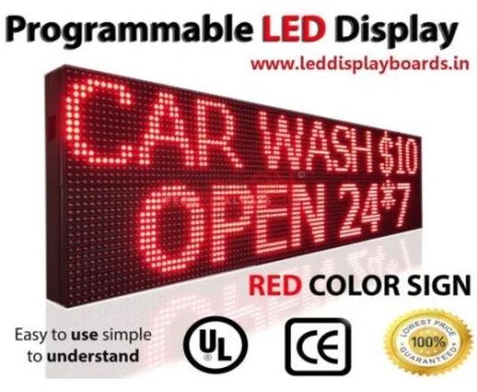 Outdoor LED Standalone Clock Display Board