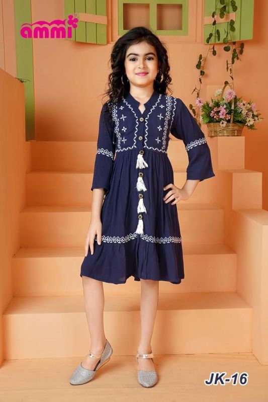 Kids Cotton Frock, Occasion : Casual Wear