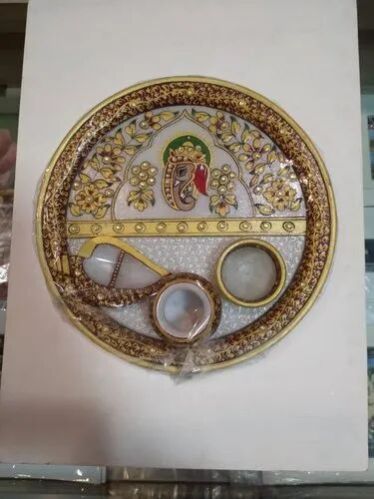 Marble Pooja Thali