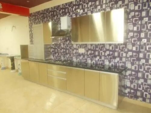 Stainless Steel Modular Kitchen, Feature : Quality Tested, Temite Proof, Waterproof