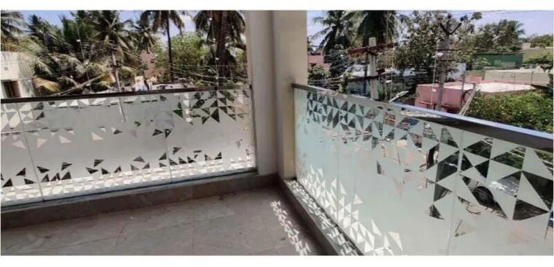 Transparent Glass Railing, for Home, Office Hotel
