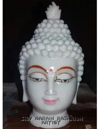 10 Inch Marble Buddha Statue