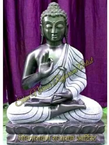 25 Inch Marble Buddha Statue