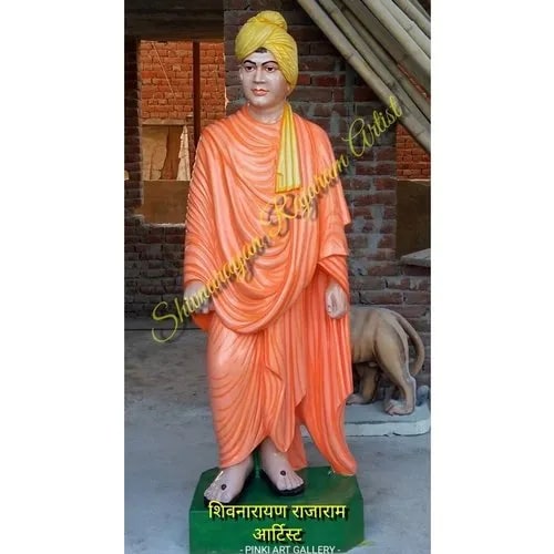 6 Feet Marble Swami Vivekananda Statue