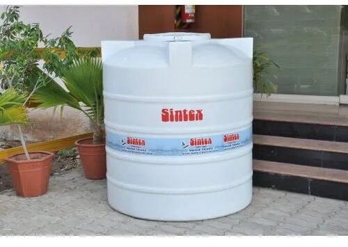 Plastic Sintex Water Tanks, Color : White