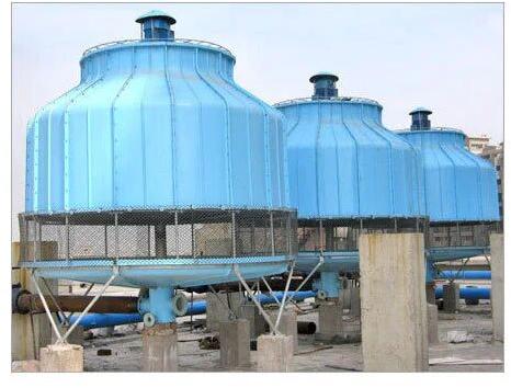 FRP Round Cooling Towers, Color : Blue