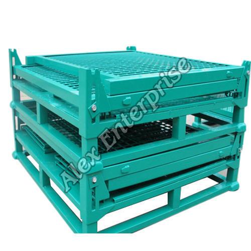 Stainless Steel Fabricated Stackable Pallet, Size : Standard Size