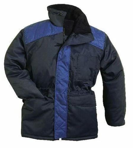 Cold Storage Jacket, for Construction, Traffic Control, Auto Racing, Sea Patrolling, Pattern : Plain