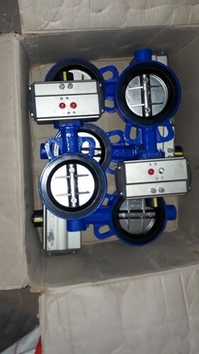 Stainless Steel Pneumatic Actuator Butterfly Valve, for Gas Fitting, Oil Fitting, Water Fitting, Size : 40 mm