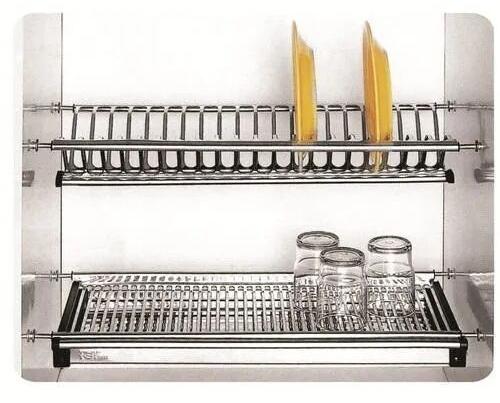 Mild Steel Dish Rack, Size : 600 mm