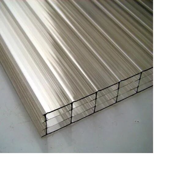 Sun Panel Triple Wall Polycarbonate Sheet, Color : Transparent