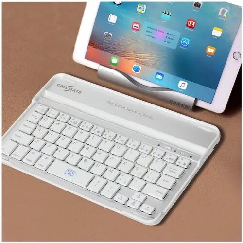 Bluetooth Wireless Keyboard, Color : White