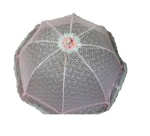 Pink Octagonal 8 Sticks Foldable Baby Mosquito Net