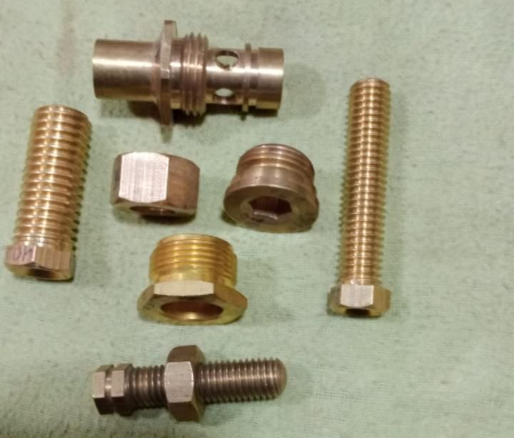 Brass Hex Nut and Bolt Set