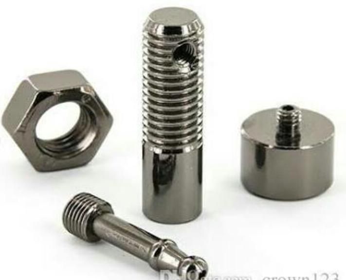 Brass Smoking Pipe Nut and Bolts, Feature : Excellent Durability, Fine Finishing, Flawless Finish, Light Weight