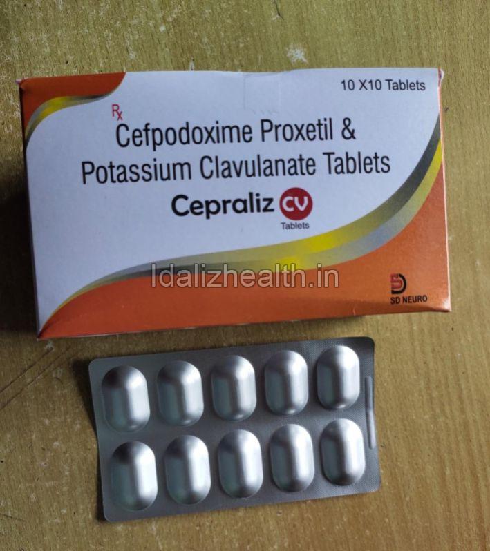 Cepraliz CV Tablets, for Hospital, Clinical
