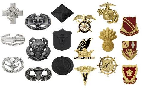 military badges
