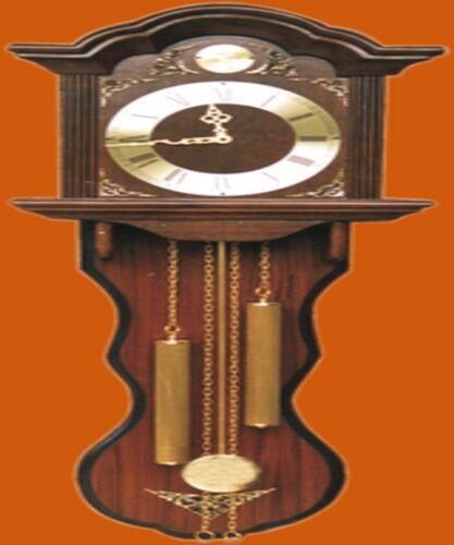 Wooden Pendulum Wall Clock, Width : 15 Inch