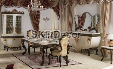 6 Seater Royal Dining Table Set, for Home, Feature : High Strength