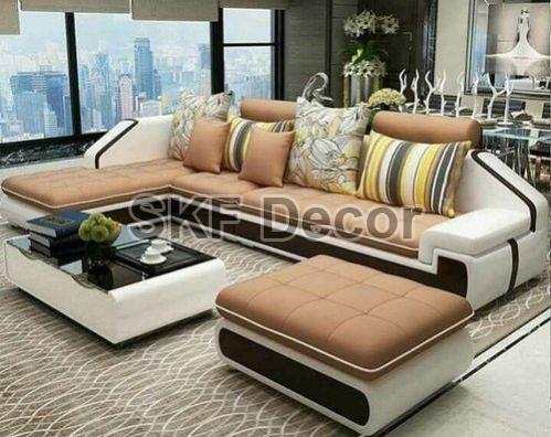 L Shaped Corner Sofa Set, Seating Capacity : 7 Seater