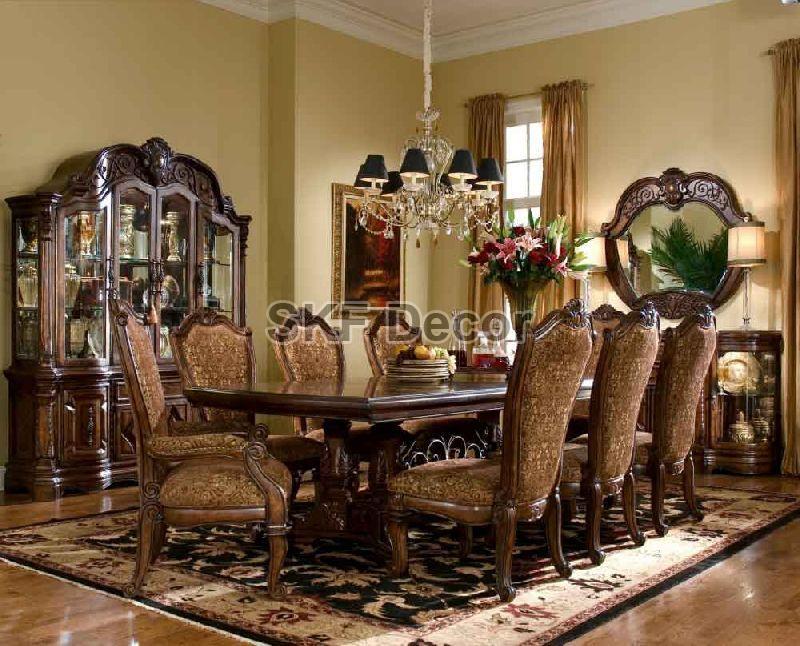 Stylish Antique Dining Table Set, for Home, Feature : High Strength