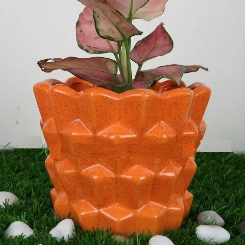 Ceramic Flower Pot, Size : H- 5.8 W- 6 Inches
