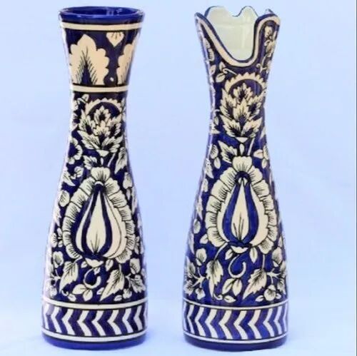 Ceramic Pottery Vase, Color : Blue