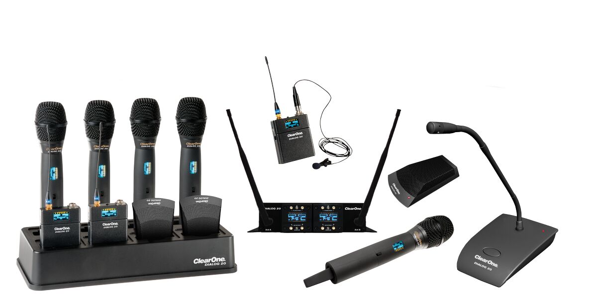 Microphones : Microphone Systems (Packages) : ClearOne - DIALOG 20