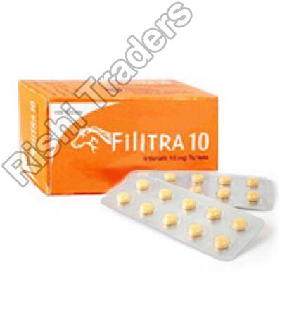 Filitra-10 Tablets, Packaging Type : Blister