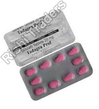 Tadagra Prof Tablets, Packaging Type : Blister