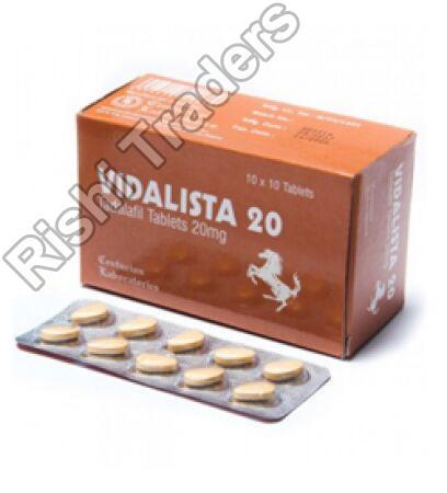 Vidalista-20 Tablets, Packaging Type : Blister
