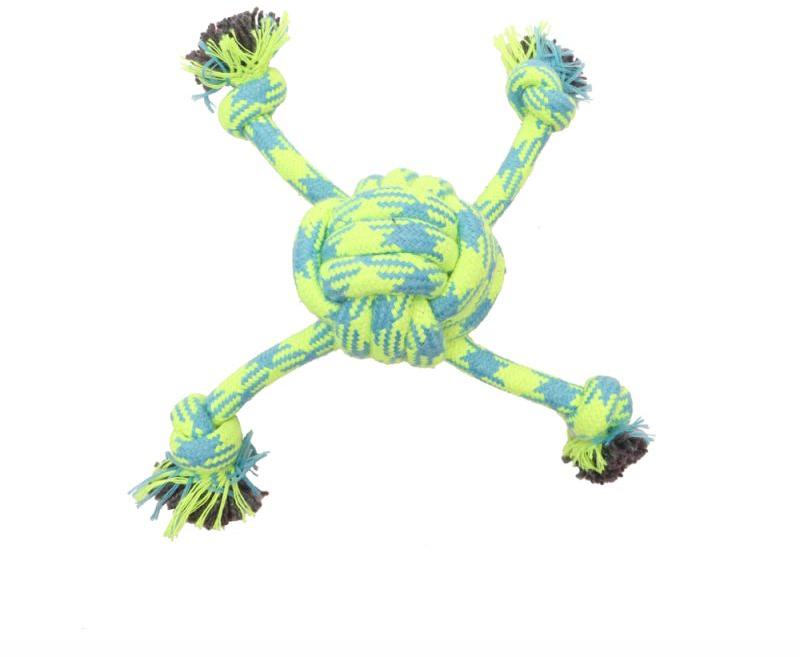 Crazy Ball Dog Rope Toy, for Pets Playing, Feature : Attractive Look, Colorful Pattern, Light Weight