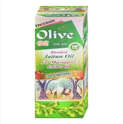 Blended Olive Oil, For Baby Massage, Cooking, Etc, Packaging Size : 50 Ml, 100 Ml