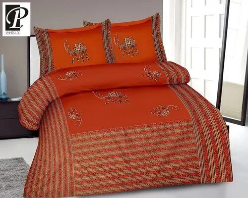 Patchwork Cotton Bedsheets, Color : MULTI COLOUR