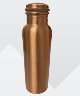 1 Ltr  Plain Copper Water Bottle