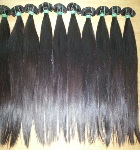 Double Drawn Machine Weft Hair, for Personal, Parlour
