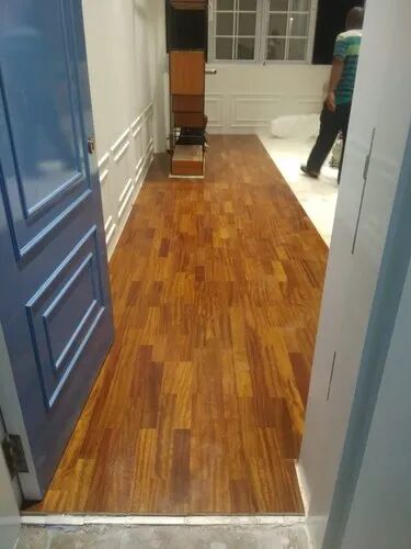 Strip Wooden Flooring, Color : Brown