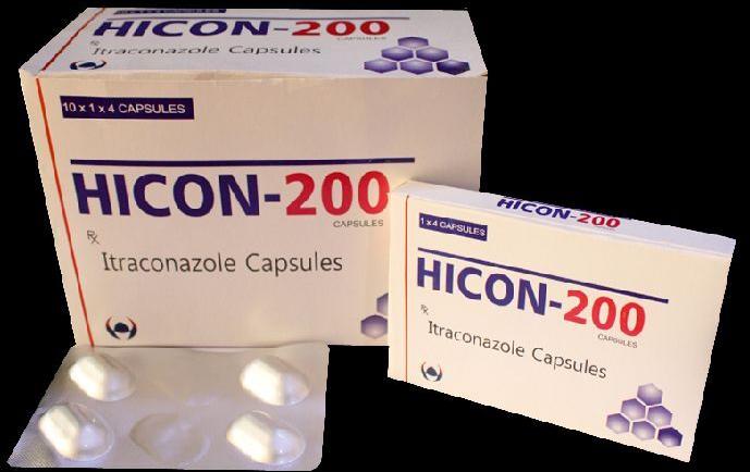 Itraconazole 200 mg :Hicon 200 Mg Capsules