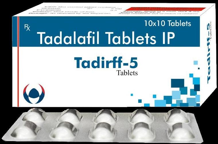 Tadalafil 5 mg Tablets : Tadirff-5, for Clinical, Hospital, Clinic