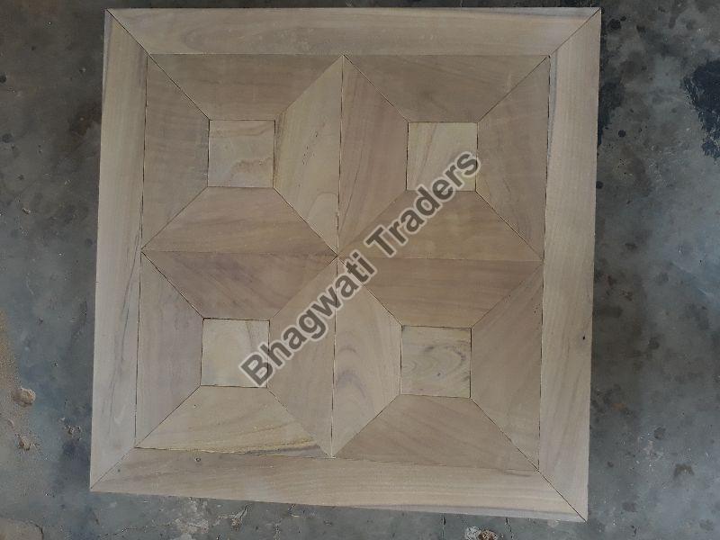 Square Non Polished Wooden flooring, for Balcony, Yard, Feature : Good Quality, Termite Proof