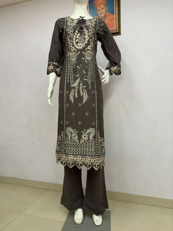 Green Embroidered Pakistani Lawn Suit